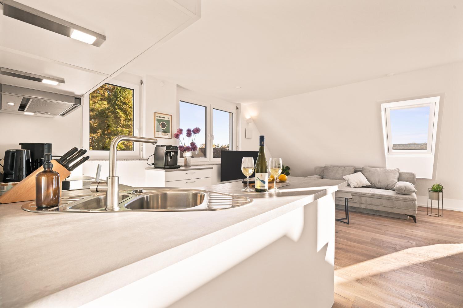 Seeliebe Maisonette In Direkter Seenaehe Friedrichshafen Bagian luar foto